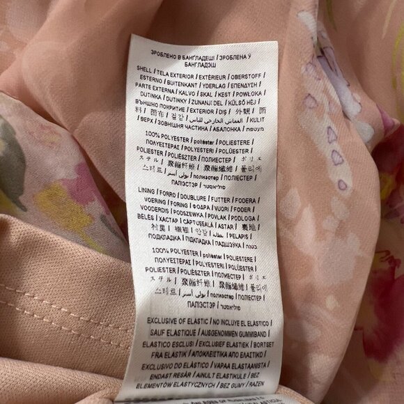 GUESS Darla Romper Summer Dreams Vapor Rose Floral Pink Size M - Picture 9 of 11